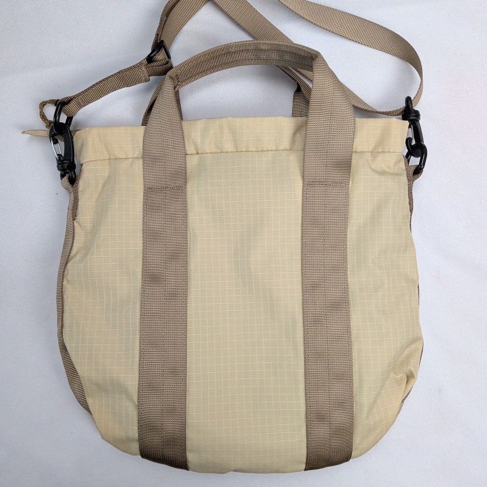 Dakine Ripstop Crossbody Bag Beige Tan Adjustable‎ Strap Zippered Pockets - Picture 4 of 12